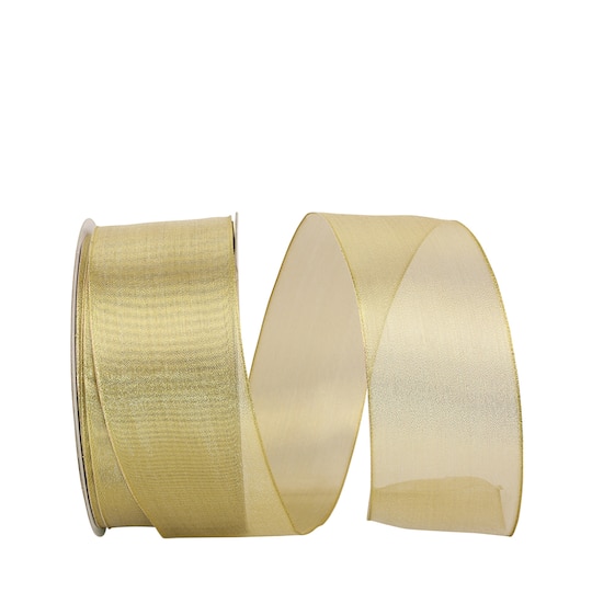 JAM Paper 2.5" x 50yd. Deluxe Wired Edge Mesh Ribbon